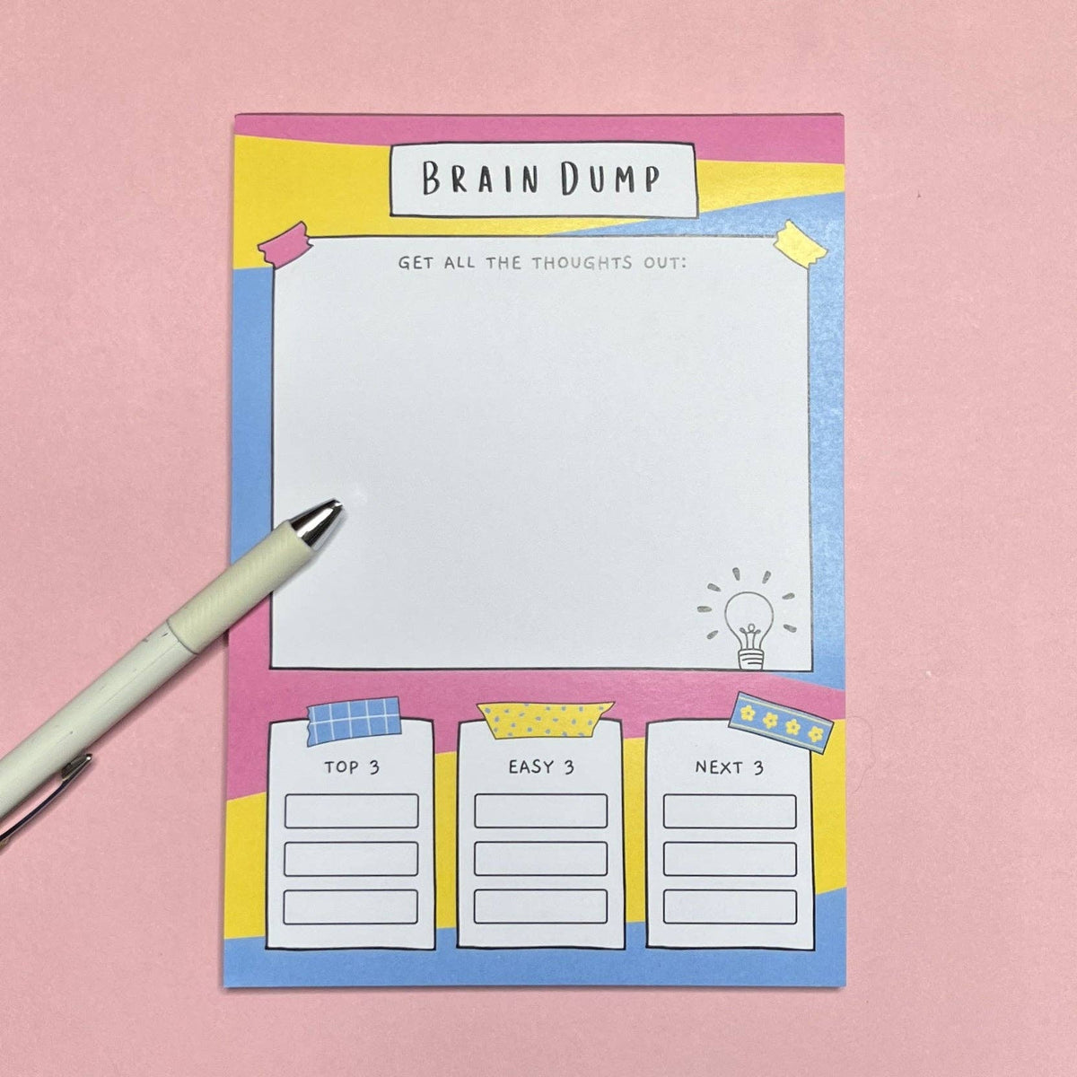 Brain Dump Notepad - A5