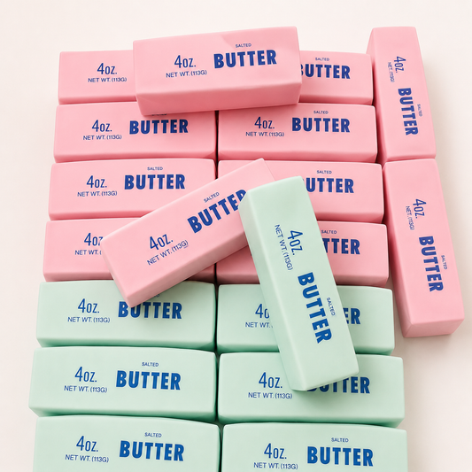 Butter Crunchy Squishy Toy, Stress Relief Fidget Squeeze Toy: Green