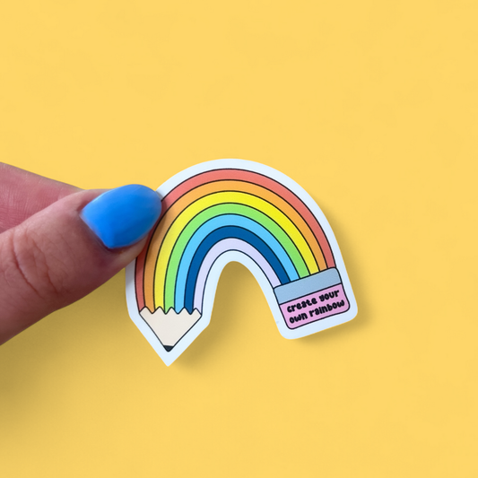 Create Your Own Rainbow Sticker