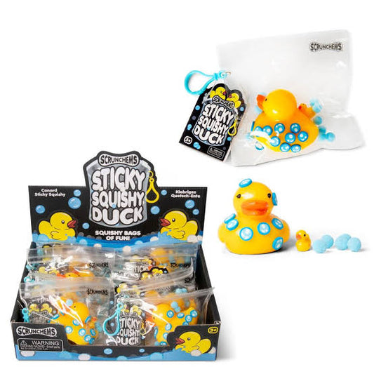 Scrunchems Sticky Squishy Duck