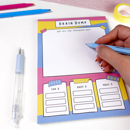 Brain Dump Notepad - A5