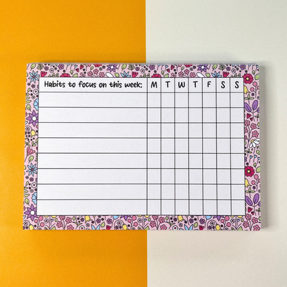 Habit Tracker Pad - A6