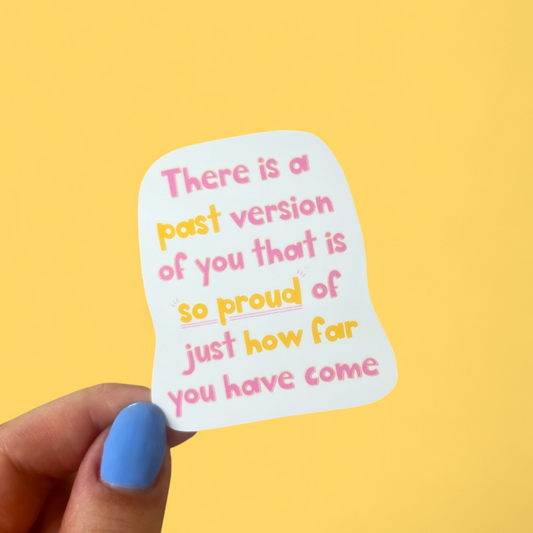 Proud of Your Progress Sticker