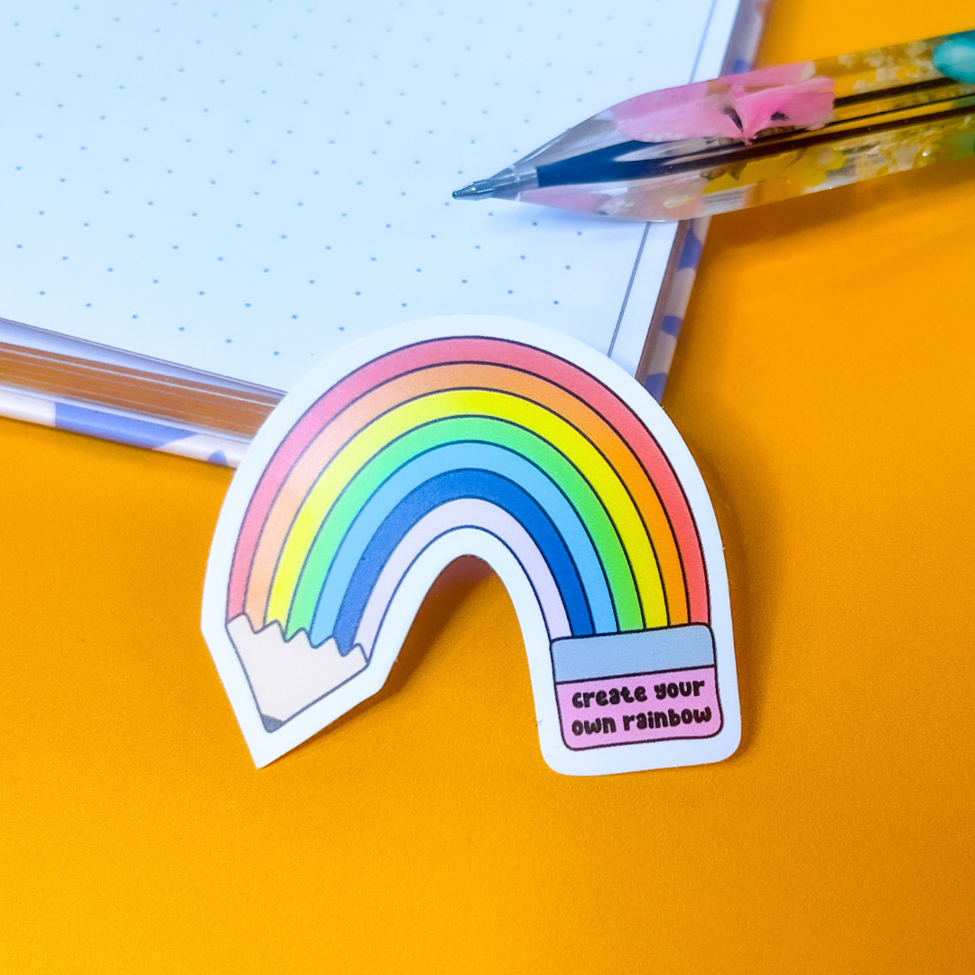 Create Your Own Rainbow Sticker