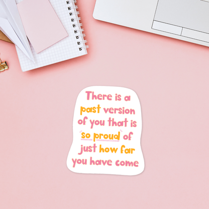 Proud of Your Progress Sticker