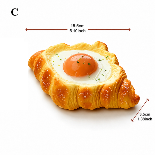 Egg Toast Squishy Stress Relief Toy | Slow Rising