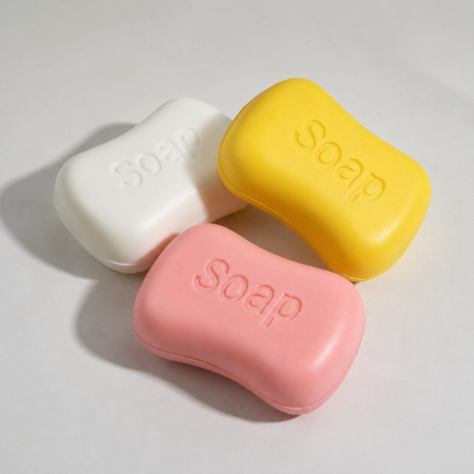 Soap-Shaped Squishy Stress Relief Toy | Soft Fidget: White