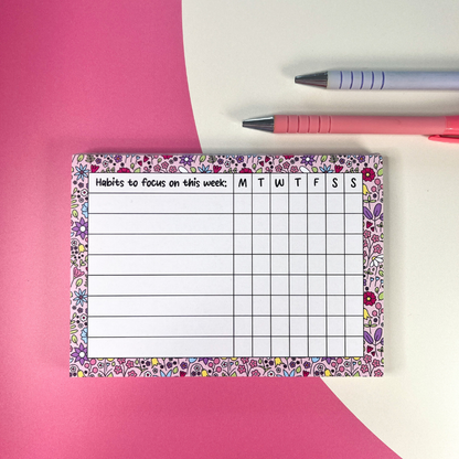 Habit Tracker Pad - A6